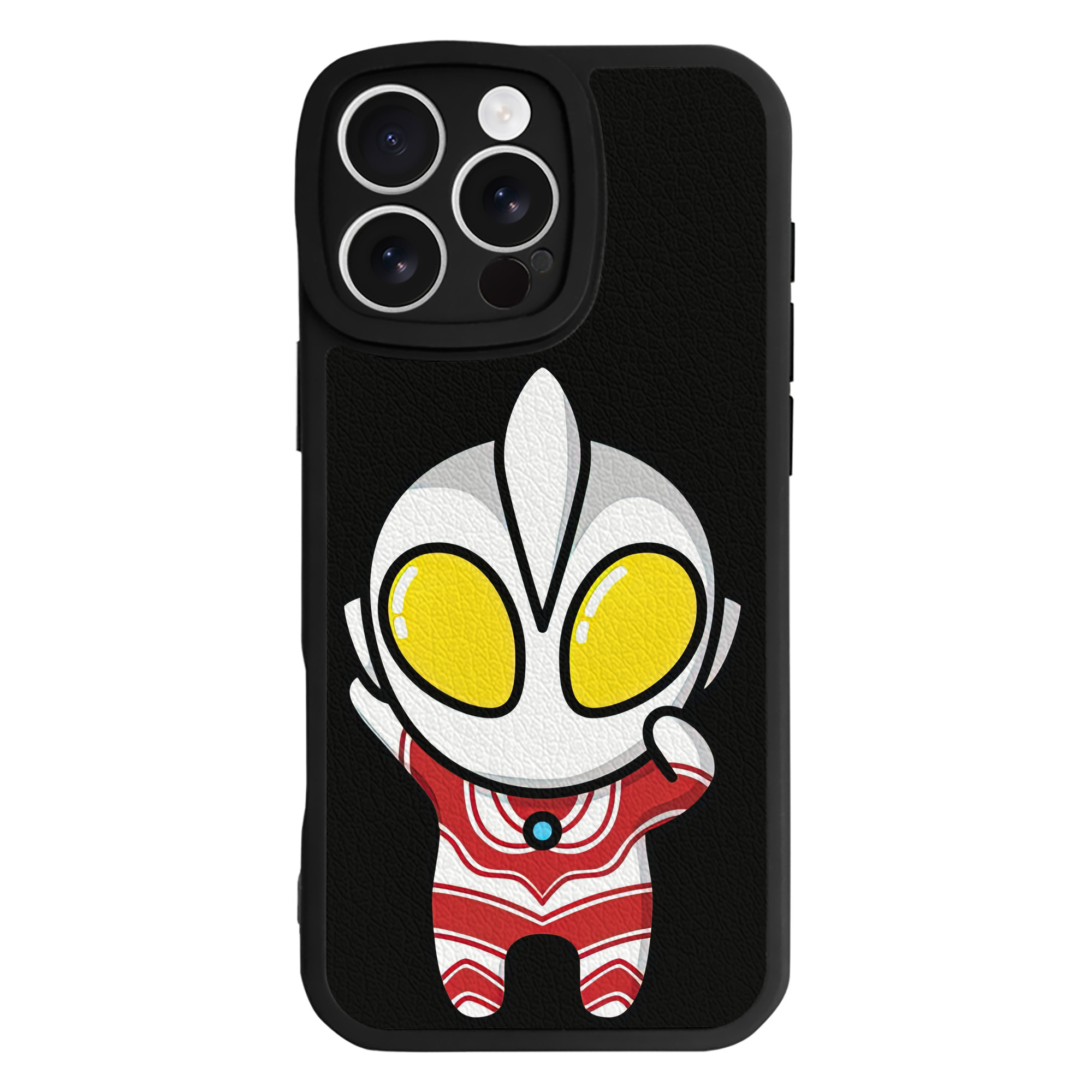 （画像用） ウルトラマン Ultraman 【iPhone 16シリーズ対応】シリコンスマホケース（レザー調） 材質：シリコン
